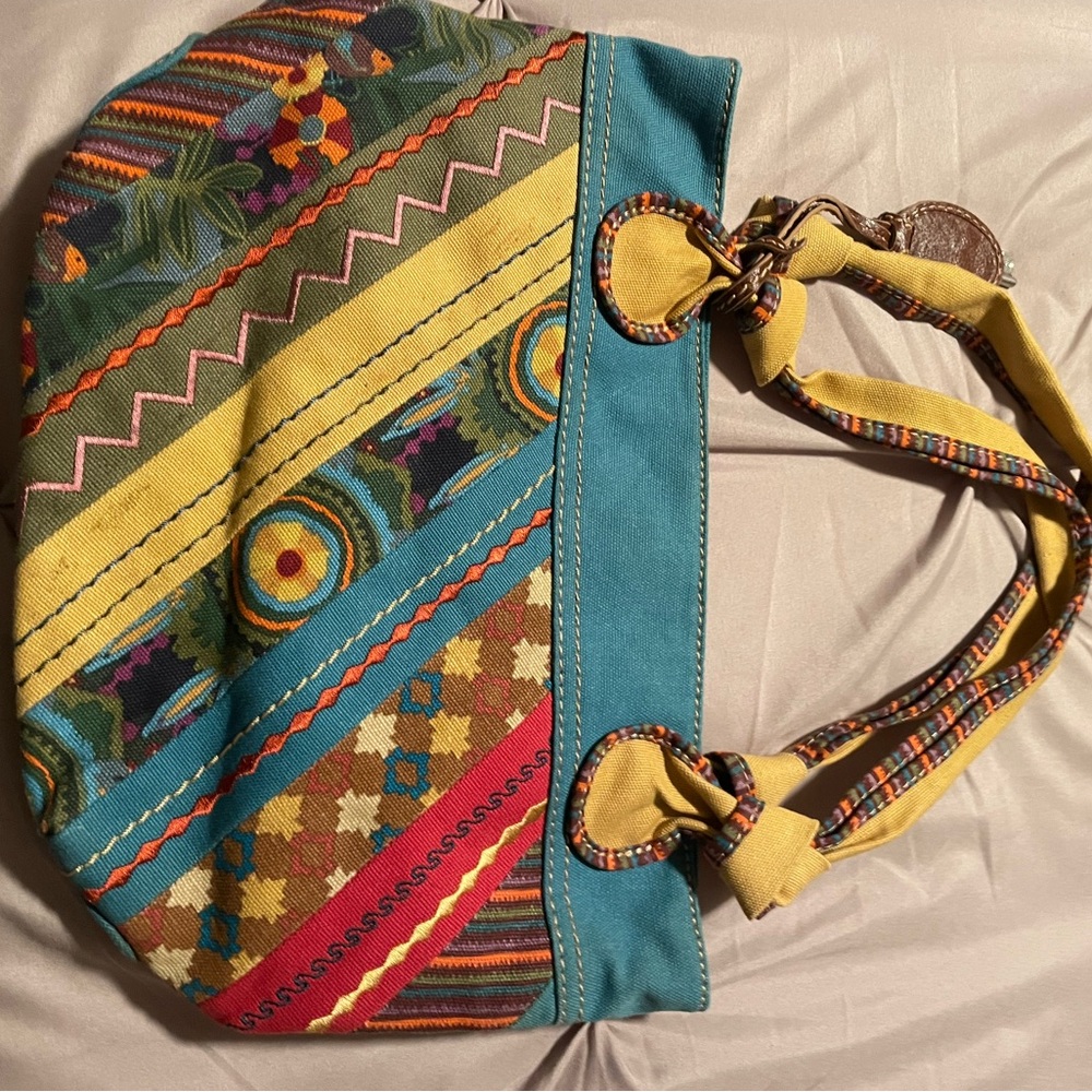 Fossil shoulder bag multi color like new - Picture 6 of 8